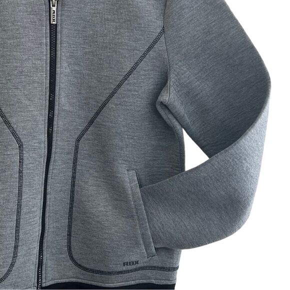 Reebok-RBX Tempo Scuba Bomber Women’s
Jacket Size Medium Grey/Black - Picture 4 of 12